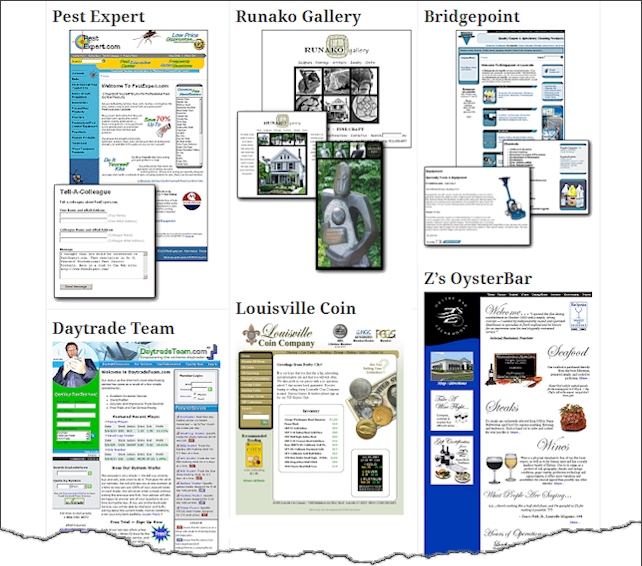 Web Site Design Examples